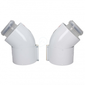 Vaillant 45 Degree Flue Bends (Pack Of 2)