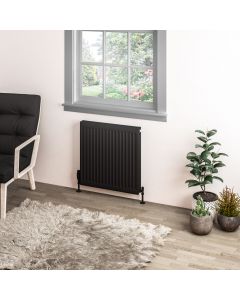 Eastbrook Type 11 Compact Panel Radiator 600 x 600 Matt Black