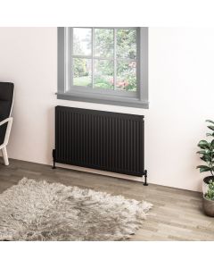 Eastbrook Type 11 Compact Panel Radiator 600 x 1000 Matt Black