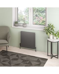 Eastbrook Type 21 Compact Panel Radiator 600 x 600 Matt Anthracite 