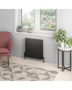 Eastbrook Type 21 Compact Panel Radiator 600 x 600 Matt Black