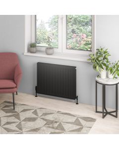 Eastbrook Type 21 Compact Panel Radiator 600 x 800 Matt Black