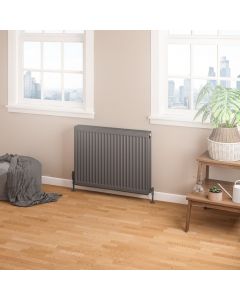 Eastbrook Type 22 Compact Panel Radiator 600 x 800 Matt Anthracite 