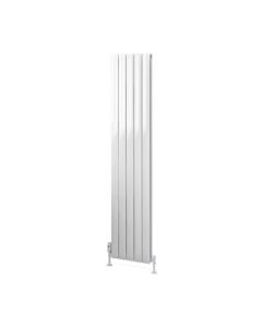 Eastbrook Addington Aluminium Vertical Radiator 1800 x 366mm Type 20 Gloss White — 3,100 BTU