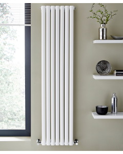 Kartell K-Rad Aspen Vertical Radiator 1800 x 420mm Single White - 3,368 BTU
