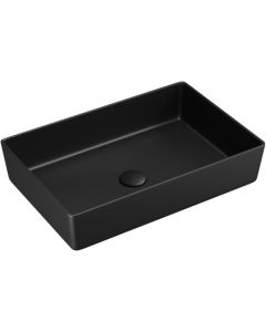 DUSC Core Rectangular Countertop Basin - Matt Black
