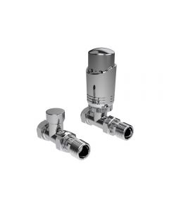 Kartell K-Design Twin Pack TRV, Chrome, Straight