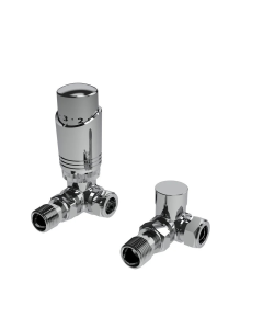 Design Twin Pack TRV, Chrome, Corner
