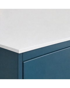 Shop the Grigio Efeso Solid FENIX NTM worktop — a 12mm ultra-matt solid surface with thermal self-healing, anti-fingerprint nano coating and a 10-year guarantee. Available in worktop, island, breakfast bar and splashback sizes.