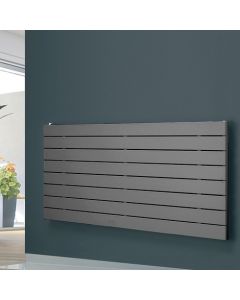 EUCOTHERM MARS 595MM X 600MM ANTHRACITE HORIZONTAL SINGLE DESIGNER RADIATOR EMAH-595x600-A