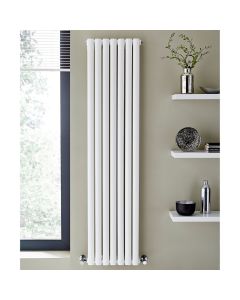 Kartell K-Rad Aspen Vertical Radiator 1800 x 420mm Double White — 6,531 BTU