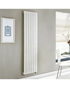 Kartell K-Rad Boston Vertical Radiator 1600 x 550mm Single White - 3,862 BTU