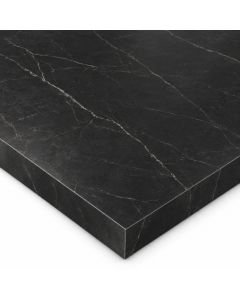 Nero Grafite Formica Aria worktop F9485 - semi gloss black square-edged slab
