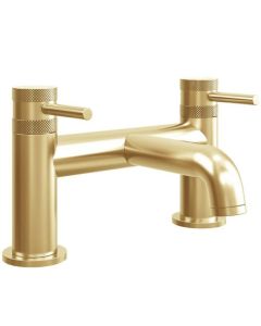 DUSC Core Bath Filler Tap - Brushed Brass