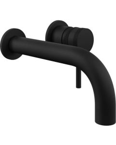 DUSC Core Wall Mounted Basin & Bath Filler - Matt Black