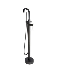 DUSC Core Freestanding Bath Shower Mixer - Matt Black