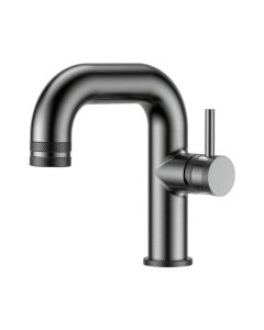 DUSC Core Side Lever Basin Mixer Tap - Gunmetal