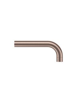 Brushed Bronze Cloakroom Basin Spout - 140mm - DUSC Core