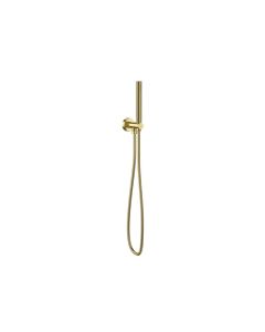 DUSC Core Shower Handset, Outlet & Holder - Brushed Brass