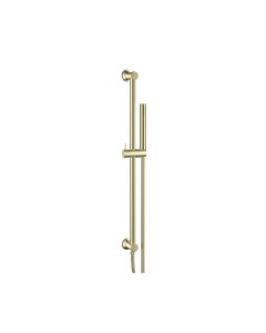DUSC Core Riser Rail & Handset (Inc. Hose) - Brushed Brass