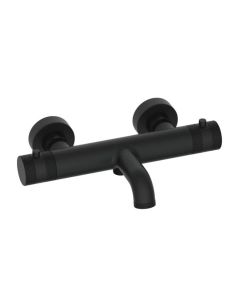 DUSC Core Thermostatic Bath Shower Mixer 2 Outlet - Matt Black