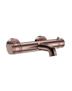 DUSC Core Thermostatic Bath Filler 1 Outlet - Brushed Bronze