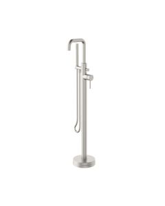 DUSC Core Freestanding Bath Shower Mixer - Brushed Nickel