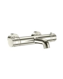 DUSC Core Thermostatic Bath Filler 1 Outlet - Brushed Nickel