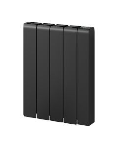 Reina Aron Black WiFi electric panel radiator — 570mm x 450mm front view product image