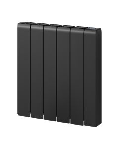 Reina Aron Black WiFi electric panel radiator — 570mm x 540mm front view product image