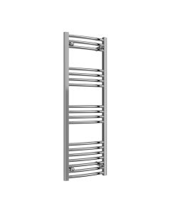 Reina Capo Curved Chrome Electric Heated Towel Rail 1200 x 400mm