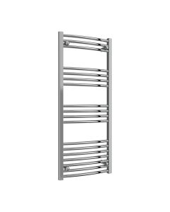 Reina Capo Curved Chrome Electric Heated Towel Rail 1200 x 500mm
