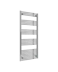 Reina Capo Curved Chrome Electric Heated Towel Rail 1600 x 600mm
