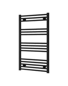 Reina Capo Flat Black Electric Heated Towel Rail 1000 x 600mm