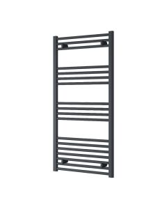 Reina Capo Flat Anthracite Electric Heated Towel Rail 1200 x 600mm