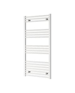 Reina Capo Flat White Electric Heated Towel Rail 1200 x 600mm