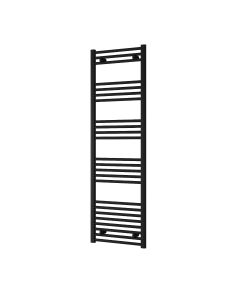 Reina Capo Flat Black Electric Heated Towel Rail 1600 x 500mm