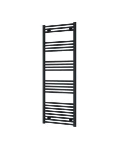 Reina Capo Flat Black Electric Heated Towel Rail 1600 x 600mm