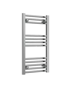 Reina Capo Flat Chrome Electric Heated Towel Rail 800 x 400mm