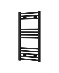 Reina Capo Flat Black Electric Heated Towel Rail 800 x 400mm