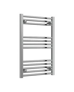 Reina Capo Flat Chrome Electric Heated Towel Rail 800 x 500mm