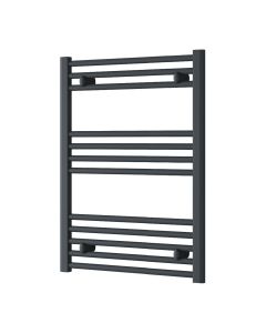 Reina Capo Flat Anthracite Electric Heated Towel Rail 800 x 600mm