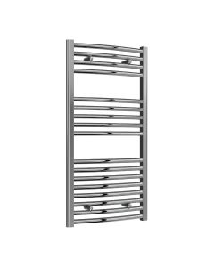 Reina Diva Curved Chrome Electric Heated Towel Rail 1000 x 500mm