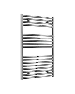 Reina Diva Curved Chrome Electric Heated Towel Rail 1000 x 600mm