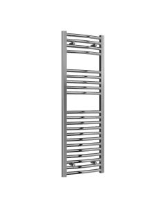 Reina Diva Curved Chrome Electric Heated Towel Rail 1200 x 400mm