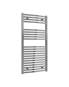 Reina Diva Curved Chrome Electric Heated Towel Rail 1200 x 600mm