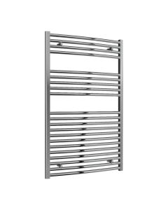 Reina Diva Curved Chrome Electric Heated Towel Rail 1200 x 750mm