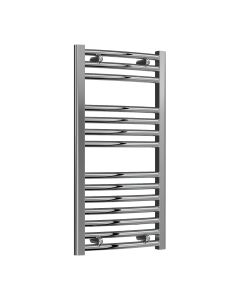 Reina Diva Curved Chrome Electric Heated Towel Rail 800 x 400mm