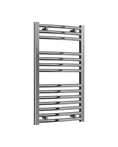 Reina Diva Curved Chrome Electric Heated Towel Rail 800 x 450mm