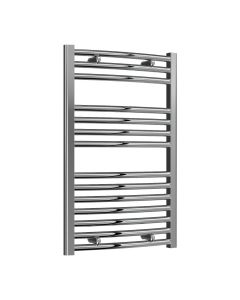 Reina Diva Curved Chrome Electric Heated Towel Rail 800 x 500mm